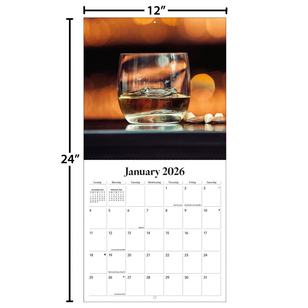 Whiskey Photo 2026 Wall Calendar_ALT5