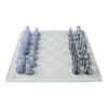 image Plastic Chess Set with Glass Chessboard Fifth Alternate Image
