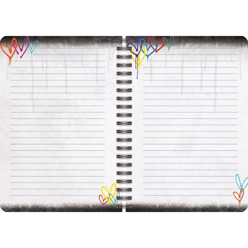 Bleeding Hearts Spiral Journal by James Goldcrown Alternate Image 1