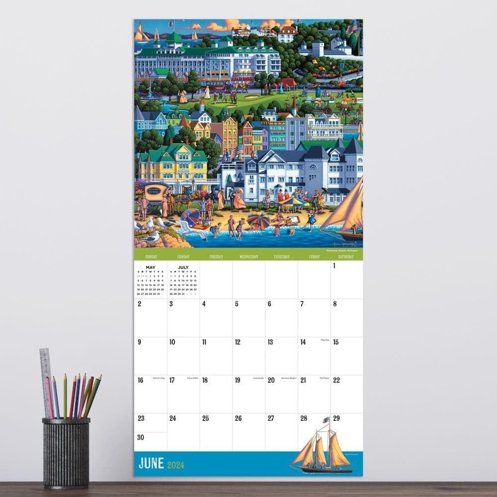 Scenes from the Midwest 2024 Wall Calendar