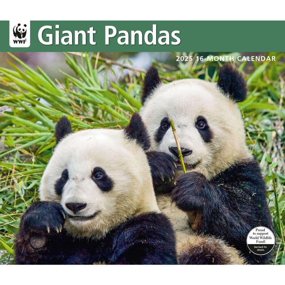 Giant Pandas WWF 2025 Wall Calendar - Calendars.com