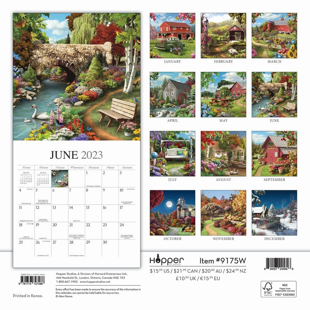 Country-Walk-2023-Wall-Calendar - Calendars.com