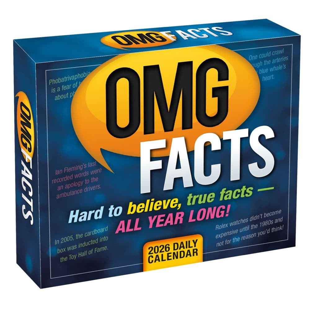 OMG Facts 2026 Desk Calendar Main Product Image