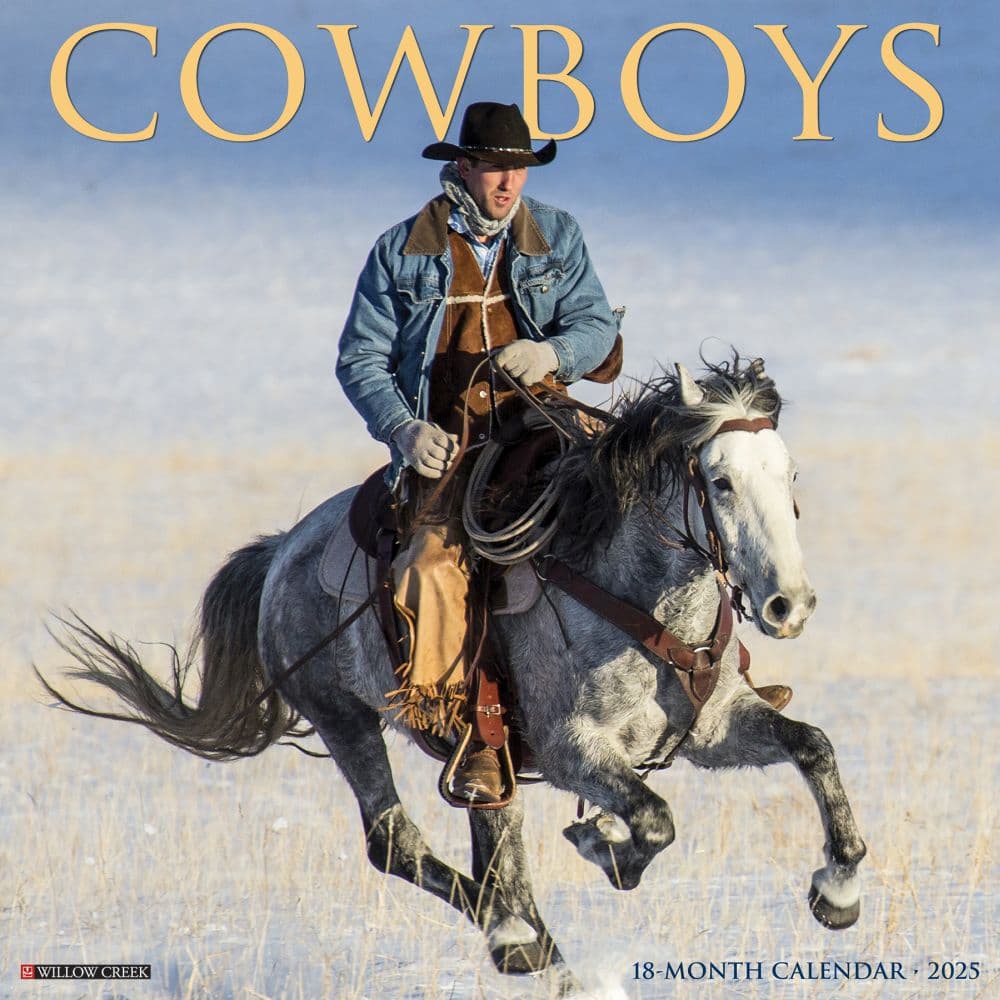 Cowboys 2025 Wall Calendar