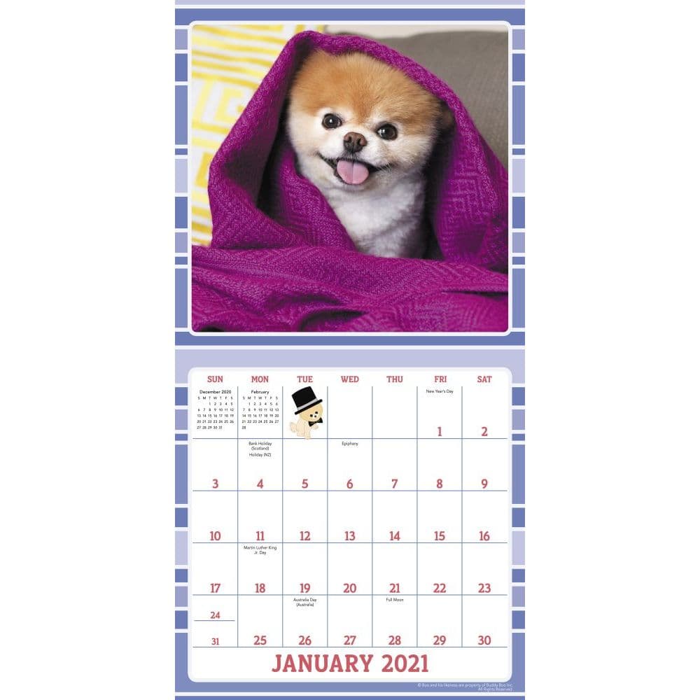 Boo Mini Wall Calendar Calendars Com