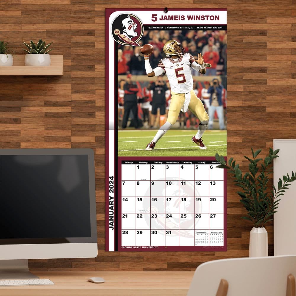 Florida State Seminoles 2024 Wall Calendar