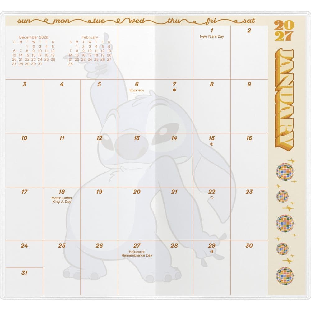 Disney Stitch 2027 Pocket Planner First Alternate Image
