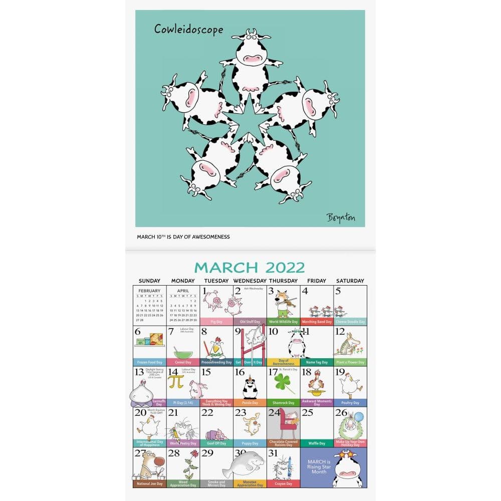 Sandra Boyntons Every Days A Fabulous Holiday 2022 Wall Calendar - Calendars .Com