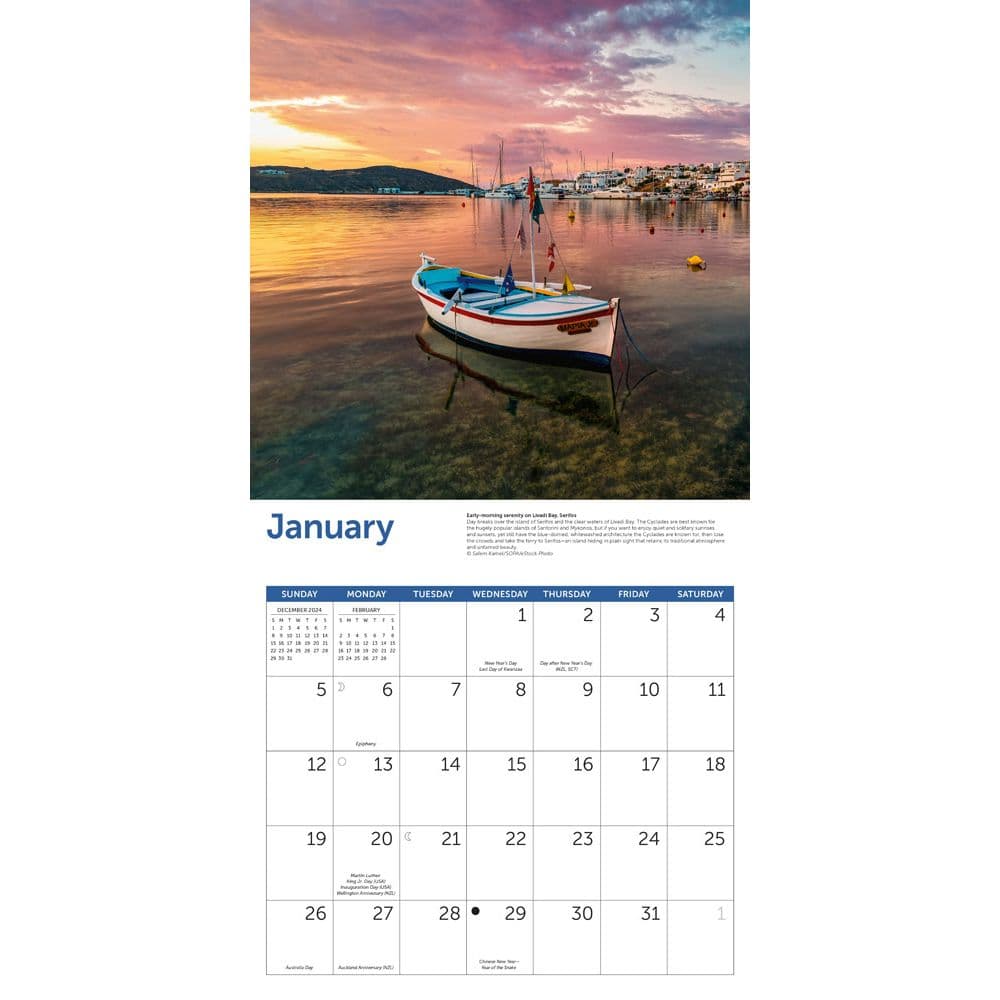 Greek Isles 2025 Wall Calendar Second Alternate Image width=&quot;1000&quot; height=&quot;1000&quot;