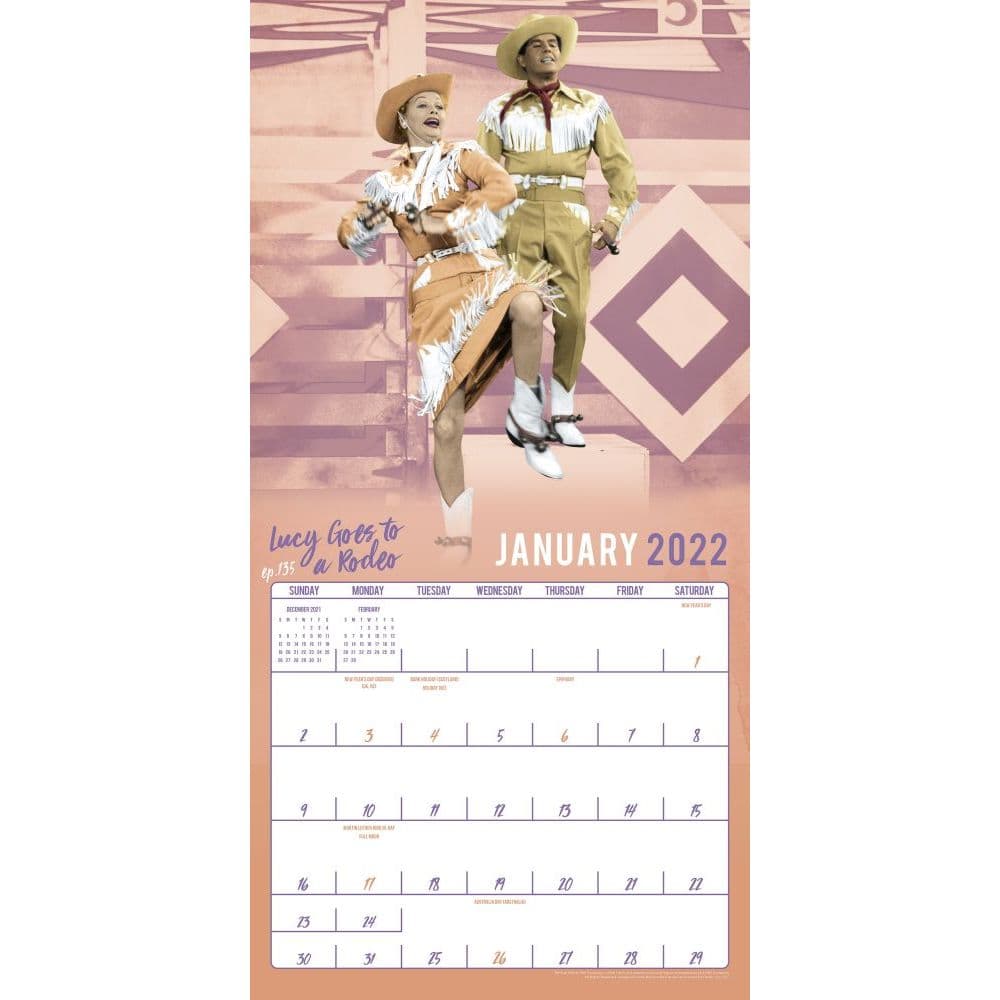 I Love Lucy 2022 Wall Calendar - Calendars.com