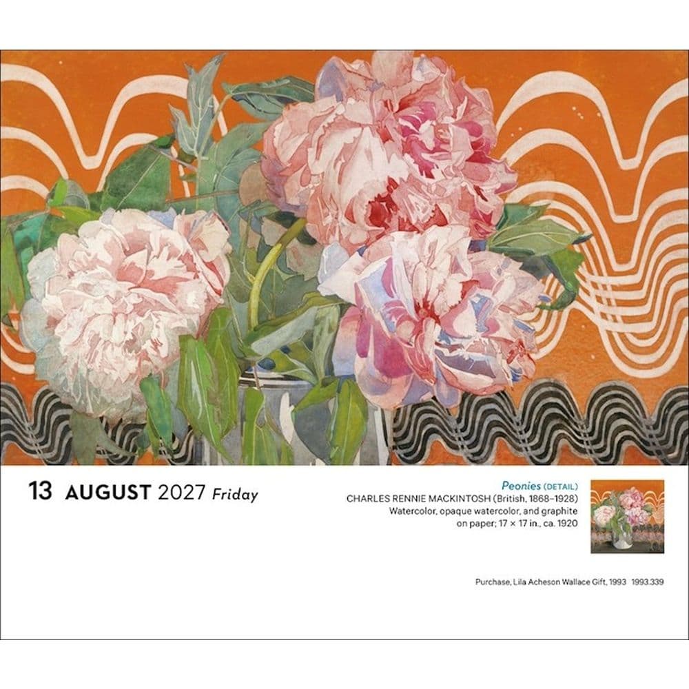 Art 365 Days of Masterpieces 2027 Desk Calendar Sixth Alternate Image