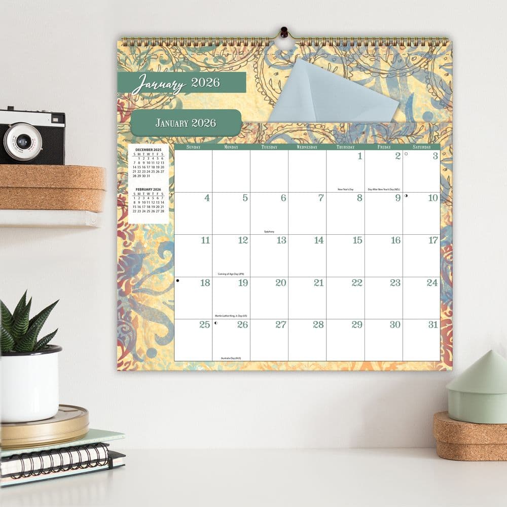 Bohemian File It 2026 Wall Calendar_ALT4