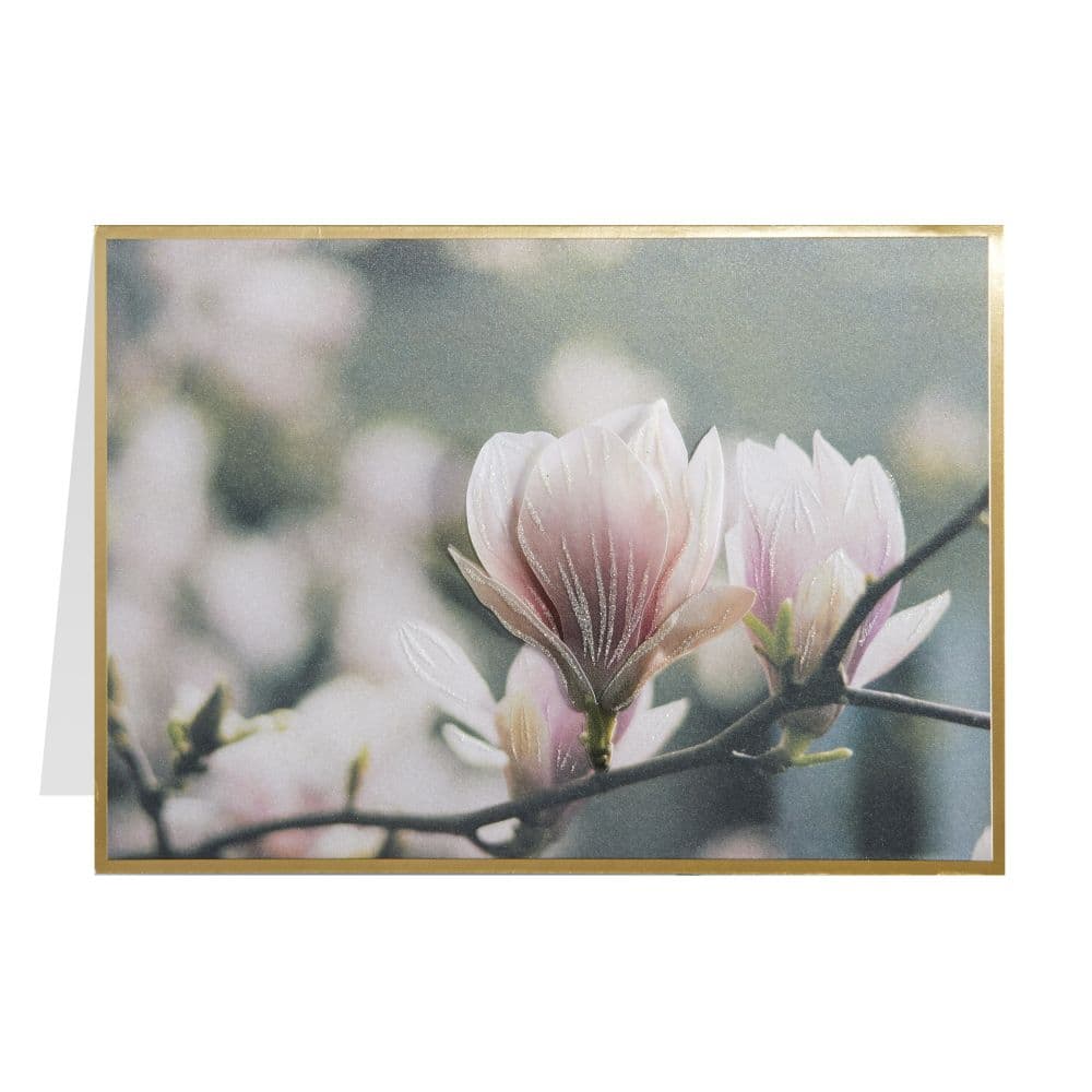 Vellum Magnolia Branch Blank Card Sixth Alternate Image width=&quot;1000&quot; height=&quot;1000&quot;