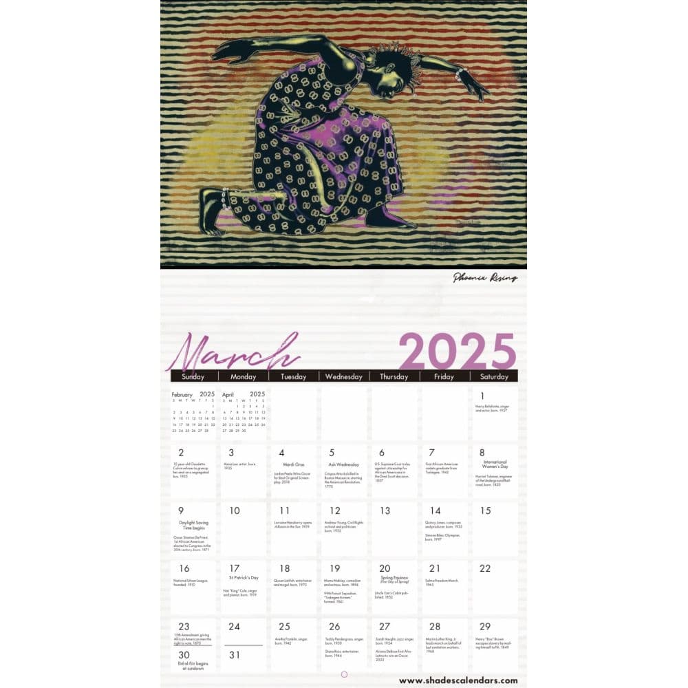 Color my Soul 2025 Wall Calendar Fourth Alternate Image