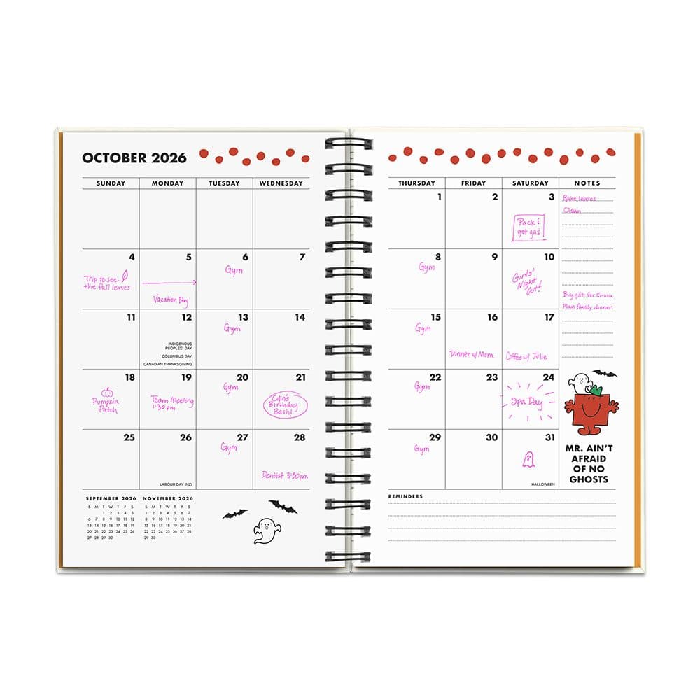 Mr Positive Thinking Chenille 2026 Planner Second Alternate Image