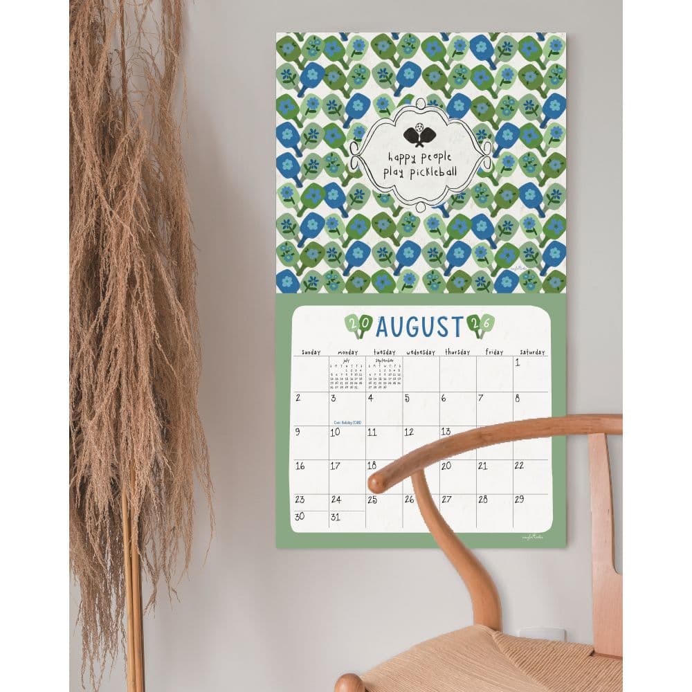 Pickleball 2026 Wall Calendar Fourth Alternate Image