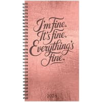 image Everything Is Fine 2026 Spiral Weekly Planner