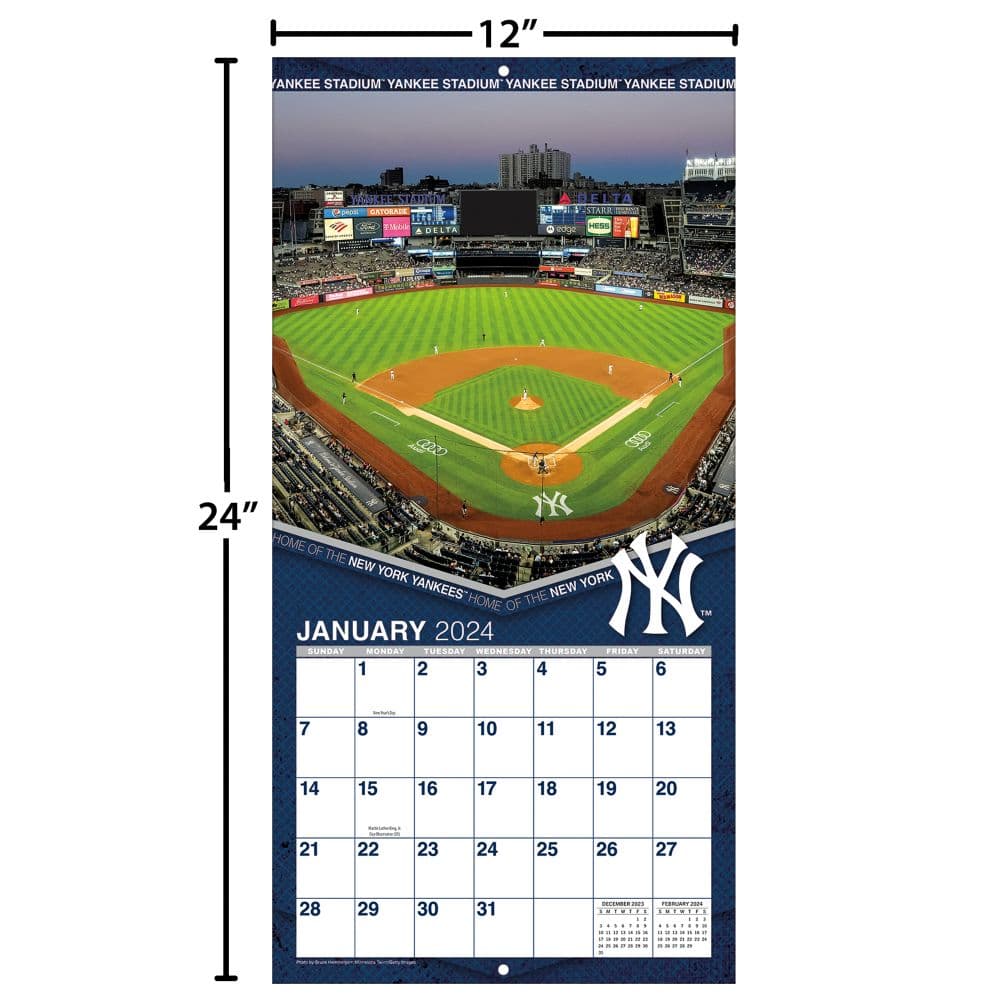 Yankee Stadium 2024 Wall Calendar