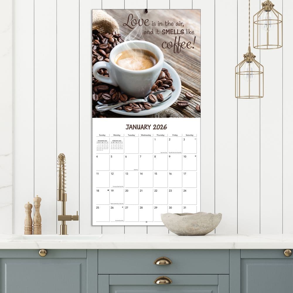 Coffee Photo 2026 Wall Calendar_ALT4