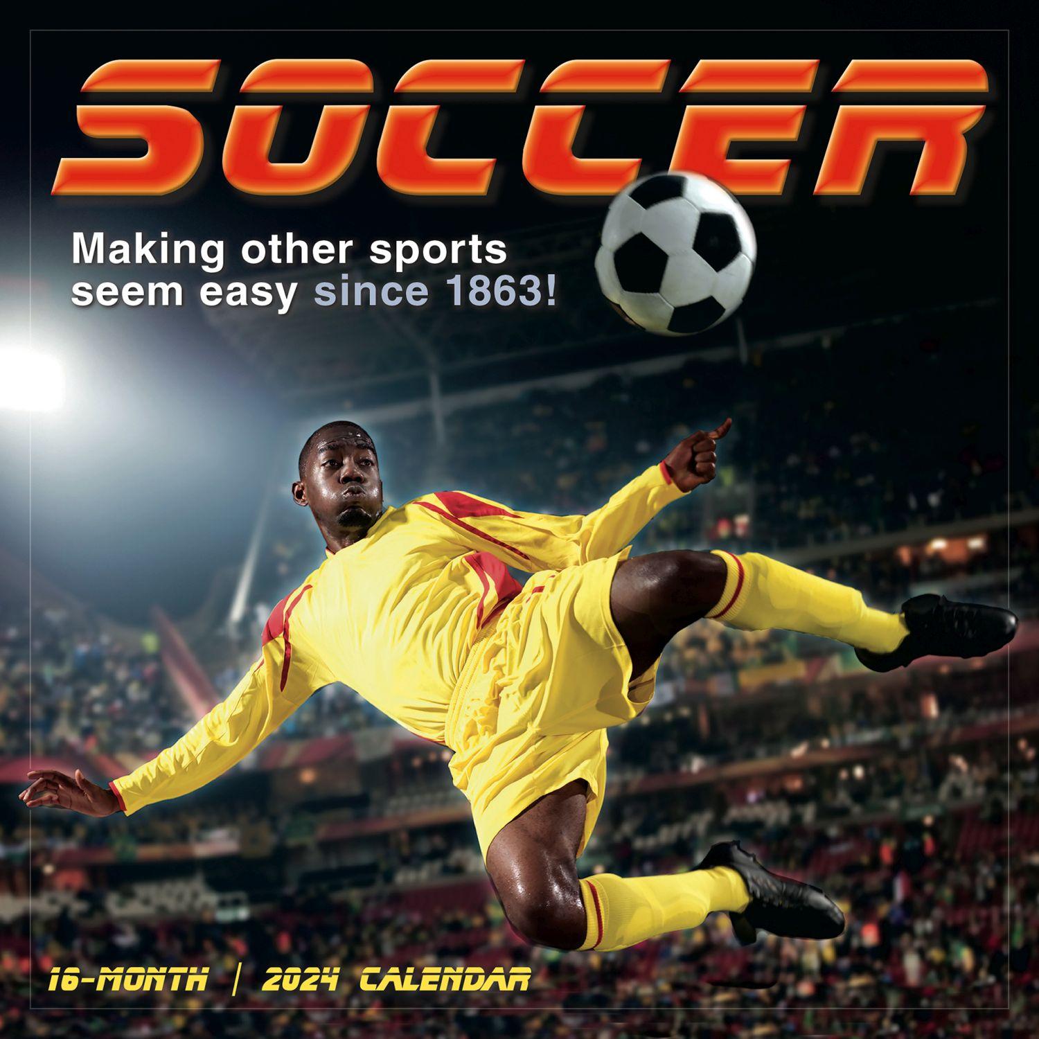 Soccer 2024 Wall Calendar