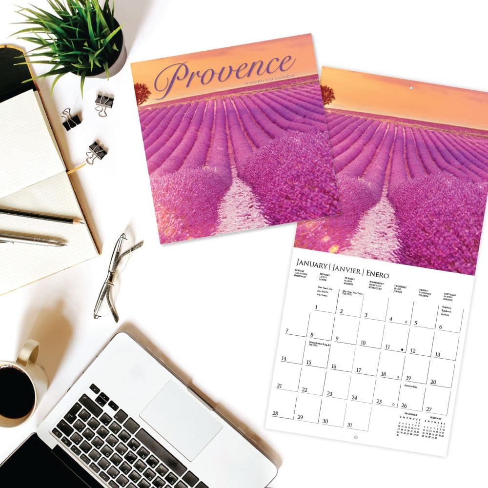 Provence 2025 Mini Wall Calendar Alt2