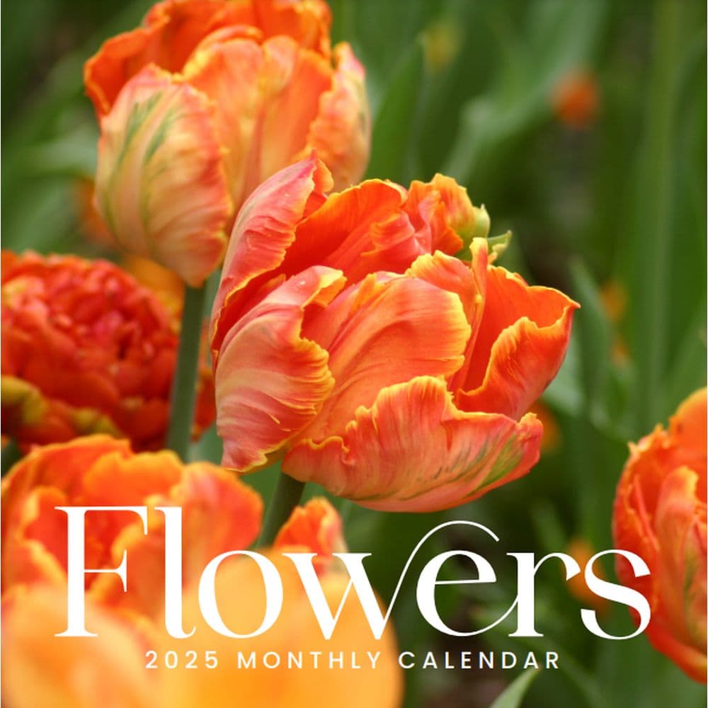 Flowers 2025 Wall Calendar