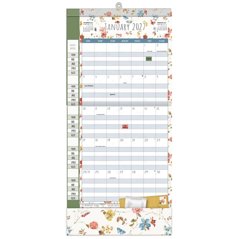 Watercolor Wonder 2027 Plan It Wall Calendar by Lisa Audit Second Alternate Image