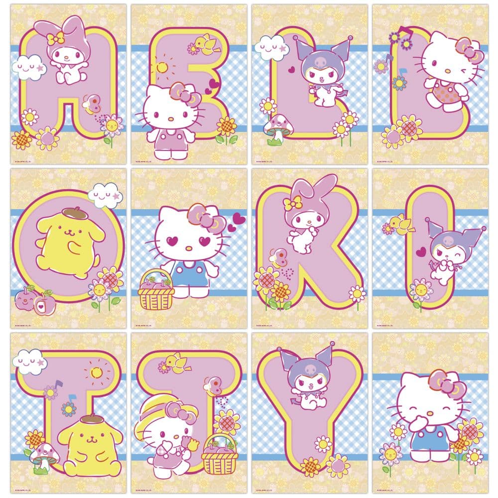 Hello Kitty and Friends 2027 Slim Wall Calendar Fourth Alternate Image