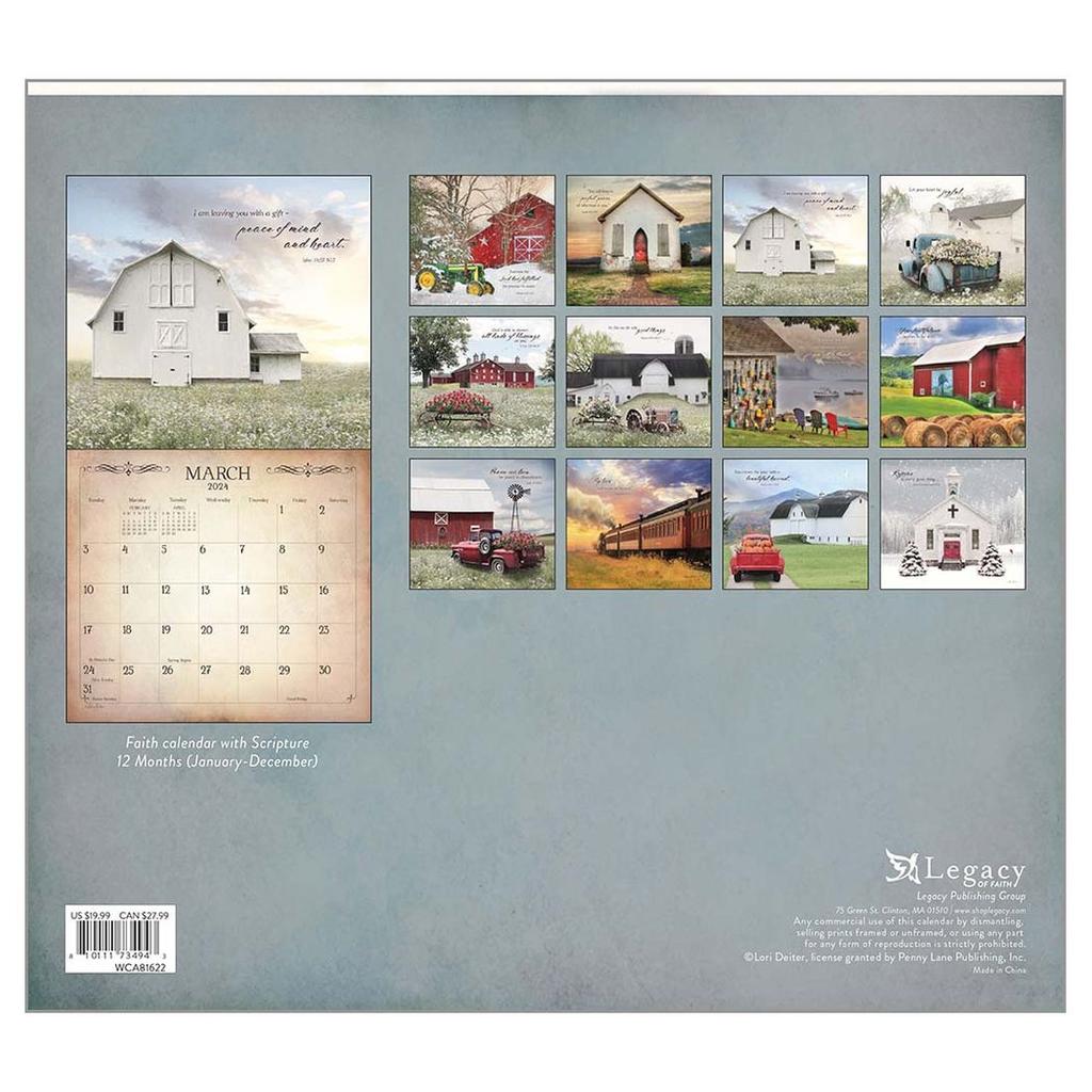 Land of Blessings 2024 Wall Calendar First Alternate Image width=&quot;1000&quot; height=&quot;1000&quot;