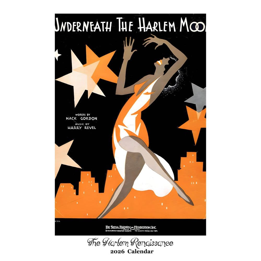 Harlem Renaissance 2026 Wall Calendar Main Product Image