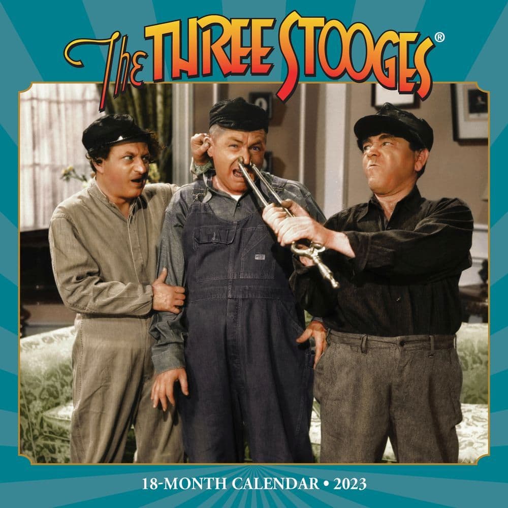Calendar Ink Three Stooges 2023 Mini Wall Calendar