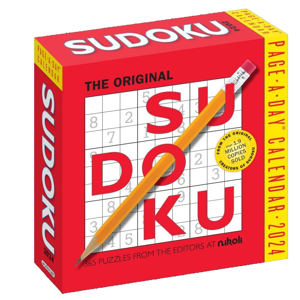 Sudoku 2024 Desk Calendar Main Product Image width=&quot;1000&quot; height=&quot;1000&quot;