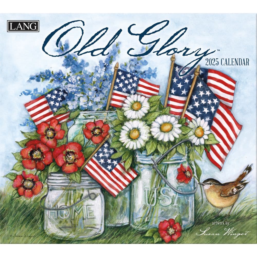 Old Glory by Susan Winget 2025 Wall Calendar - Calendars.com