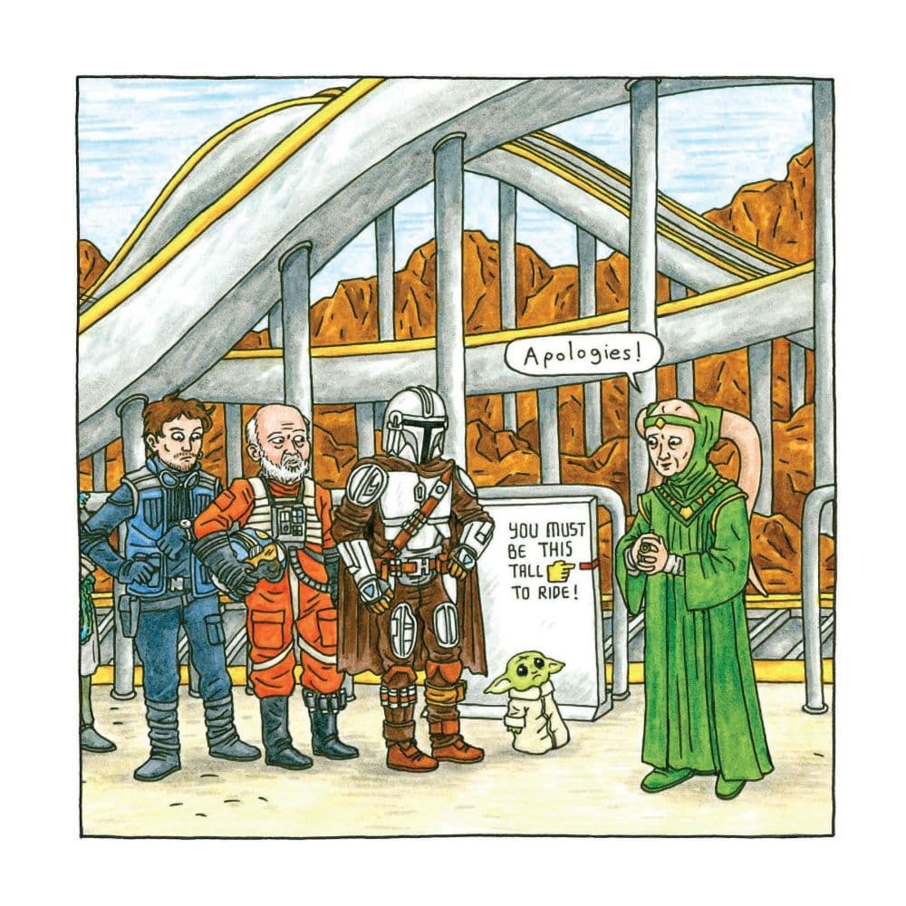 Mandalorian &amp; Child 2026 Wall Calendar Sixth Alternate Image