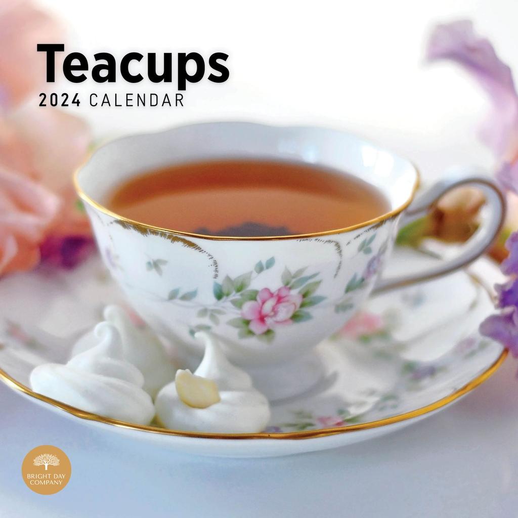 Teacups 2024 Wall Calendar