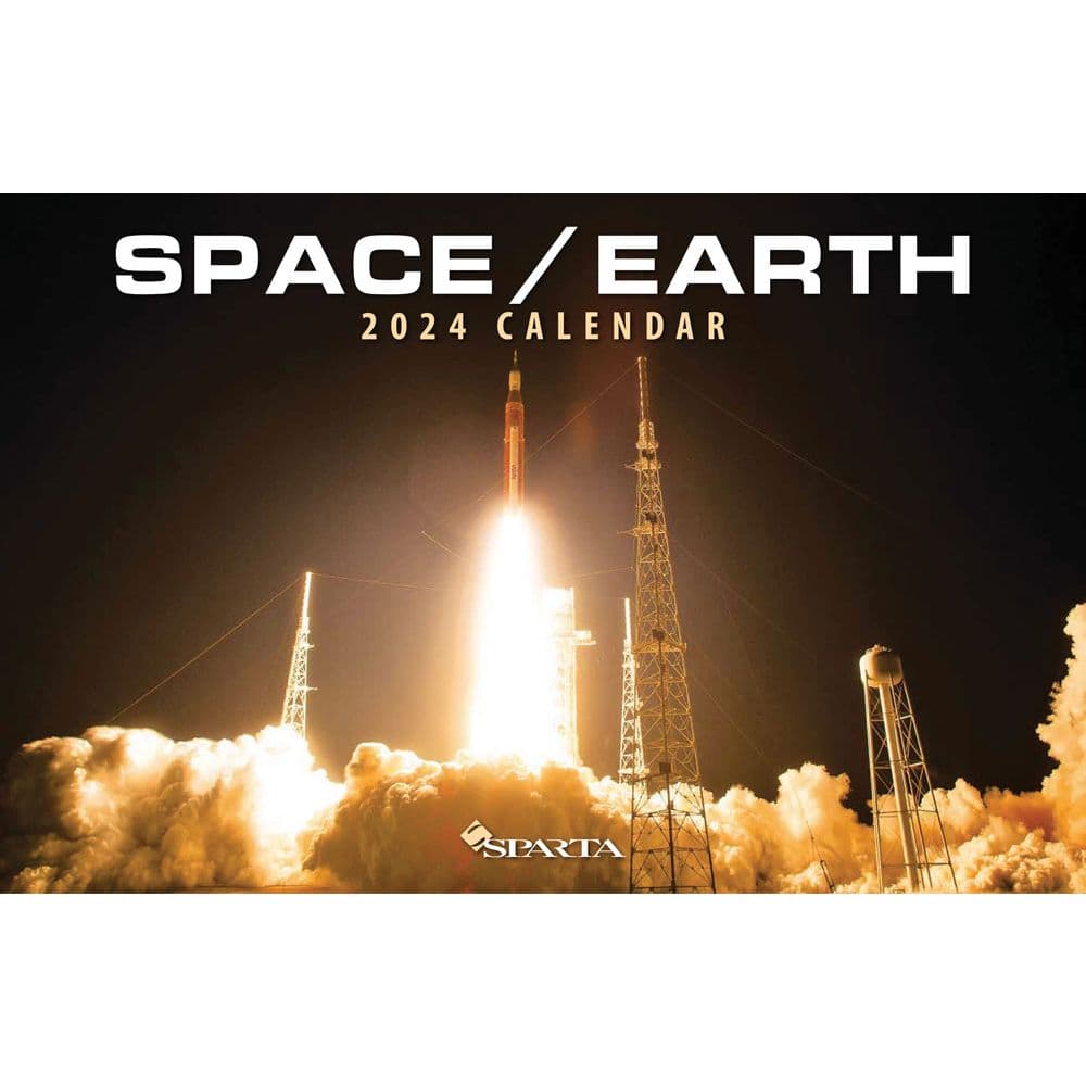 SpaceEarth Deluxe 2024 Wall Calendar Main Product Image width=&quot;1000&quot; height=&quot;1000&quot;