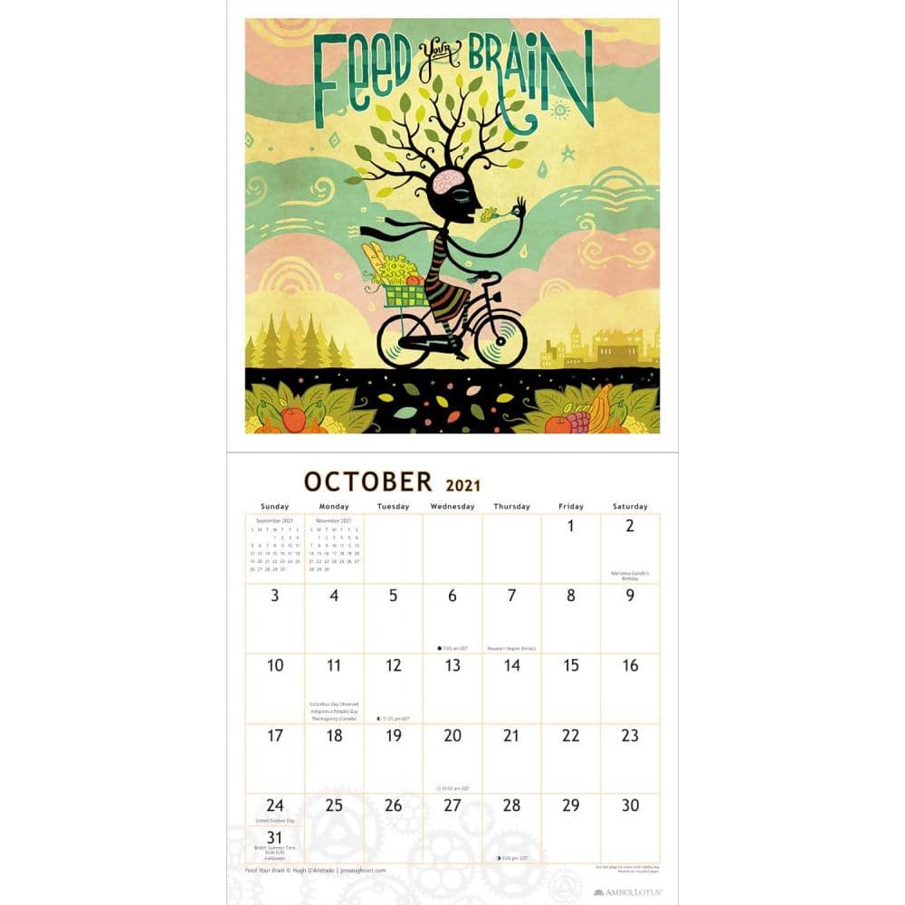 Bike Art Wall Calendar