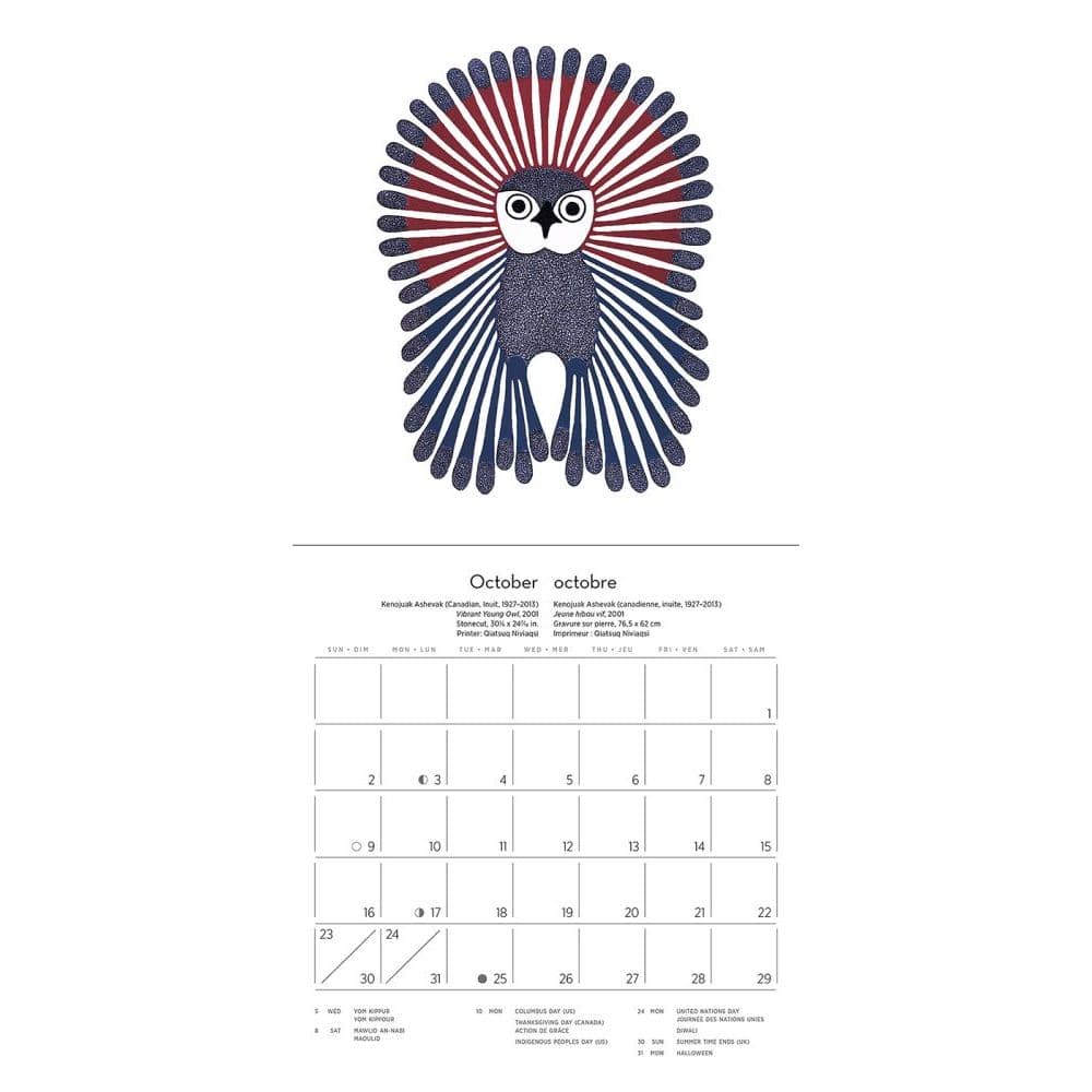 Inuit Art 2022 Mini Wall Calendar - Calendars.com