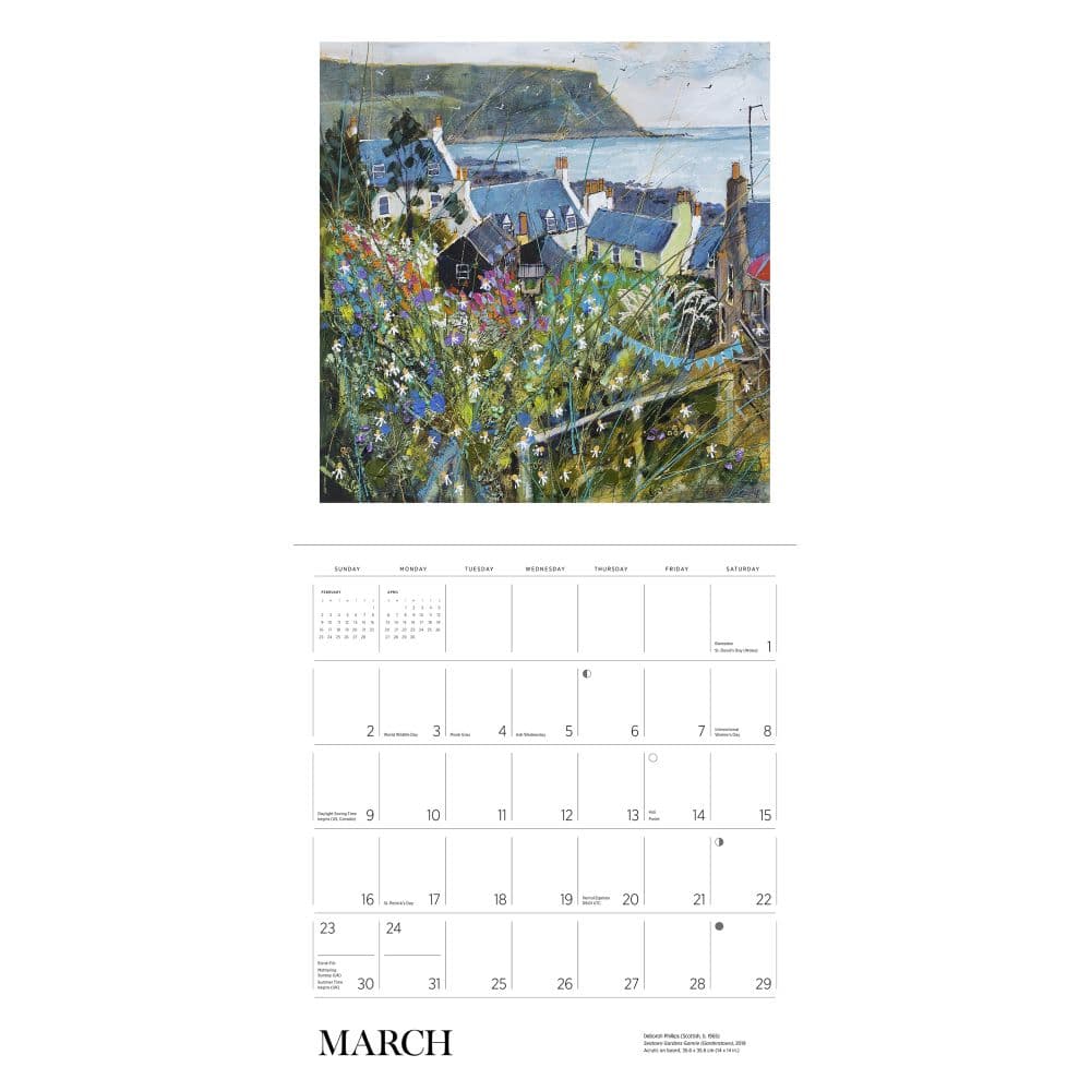 Scotland Phillips Art 2025 Wall Calendar Third Alternate Image width="1000" height="1000"