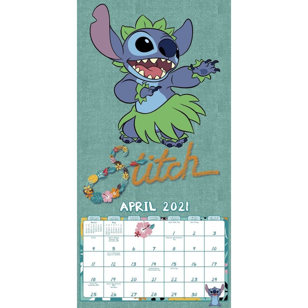 art-culos-de-coleccionismo-art-culos-de-disney-de-coleccionismo-lilo-stitch-2-month-calendar