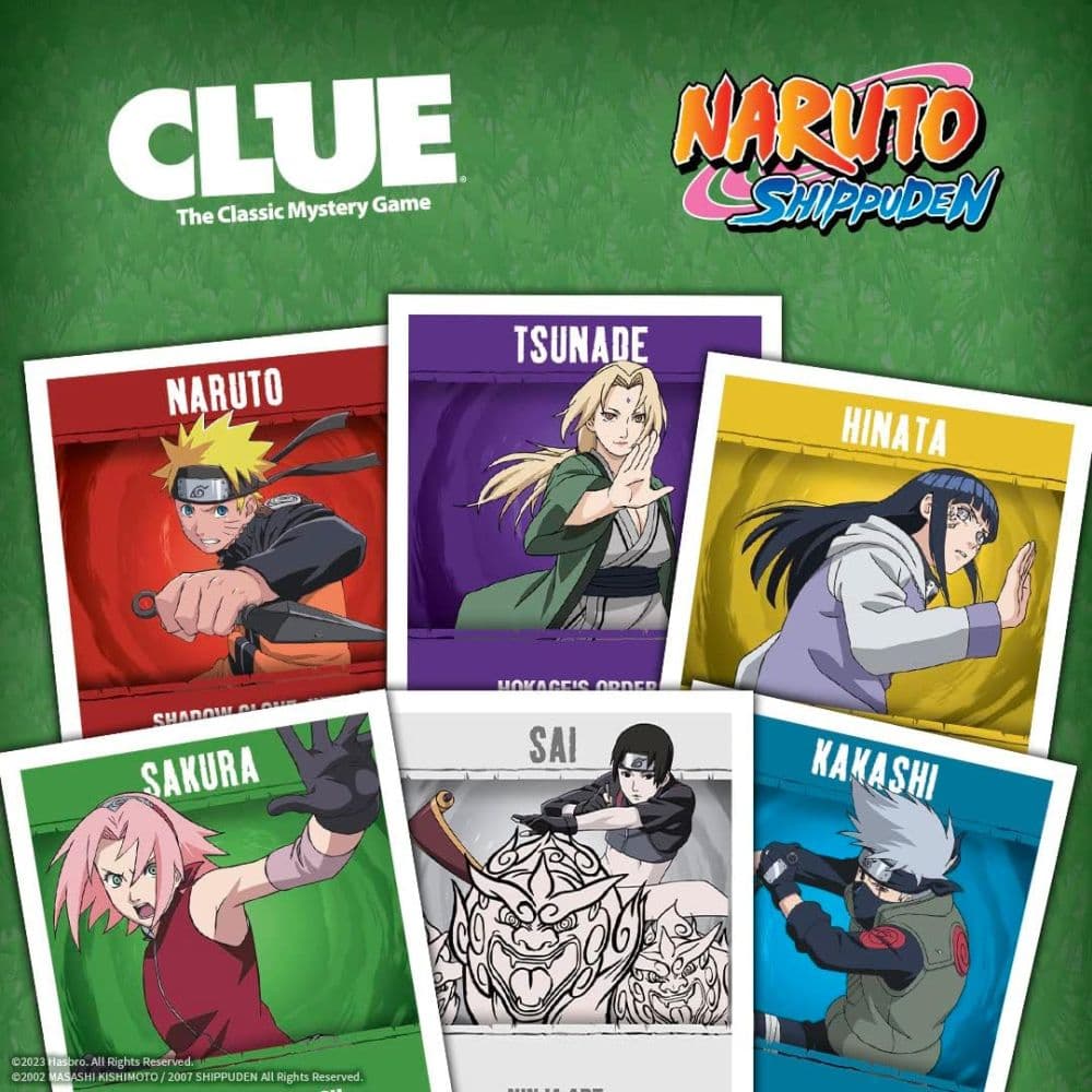 Clue Naruto Shippuden Classic Mystery Board Game Alt7