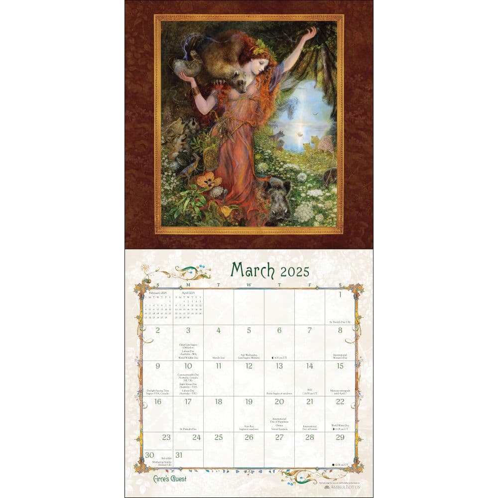 Women of Myth and Magic 2025 Wall Calendar Second  Alternate Image