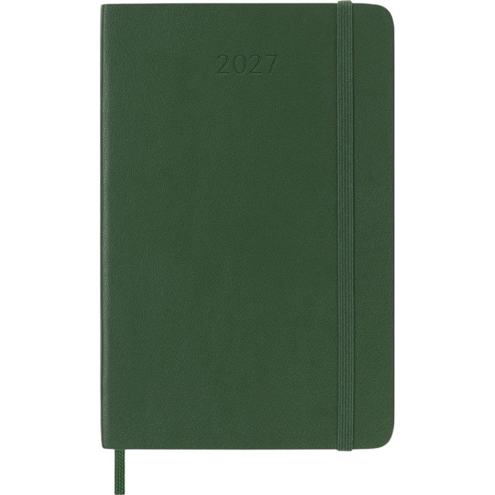 Moleskine Myrtle Green Pocket Soft Cover 2027 Weekly Planner First Alternate Image