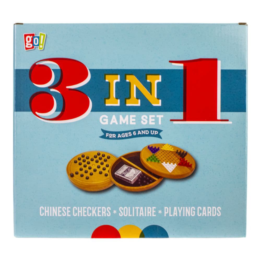 Wooden 3 in 1 Game Box Main Product Image