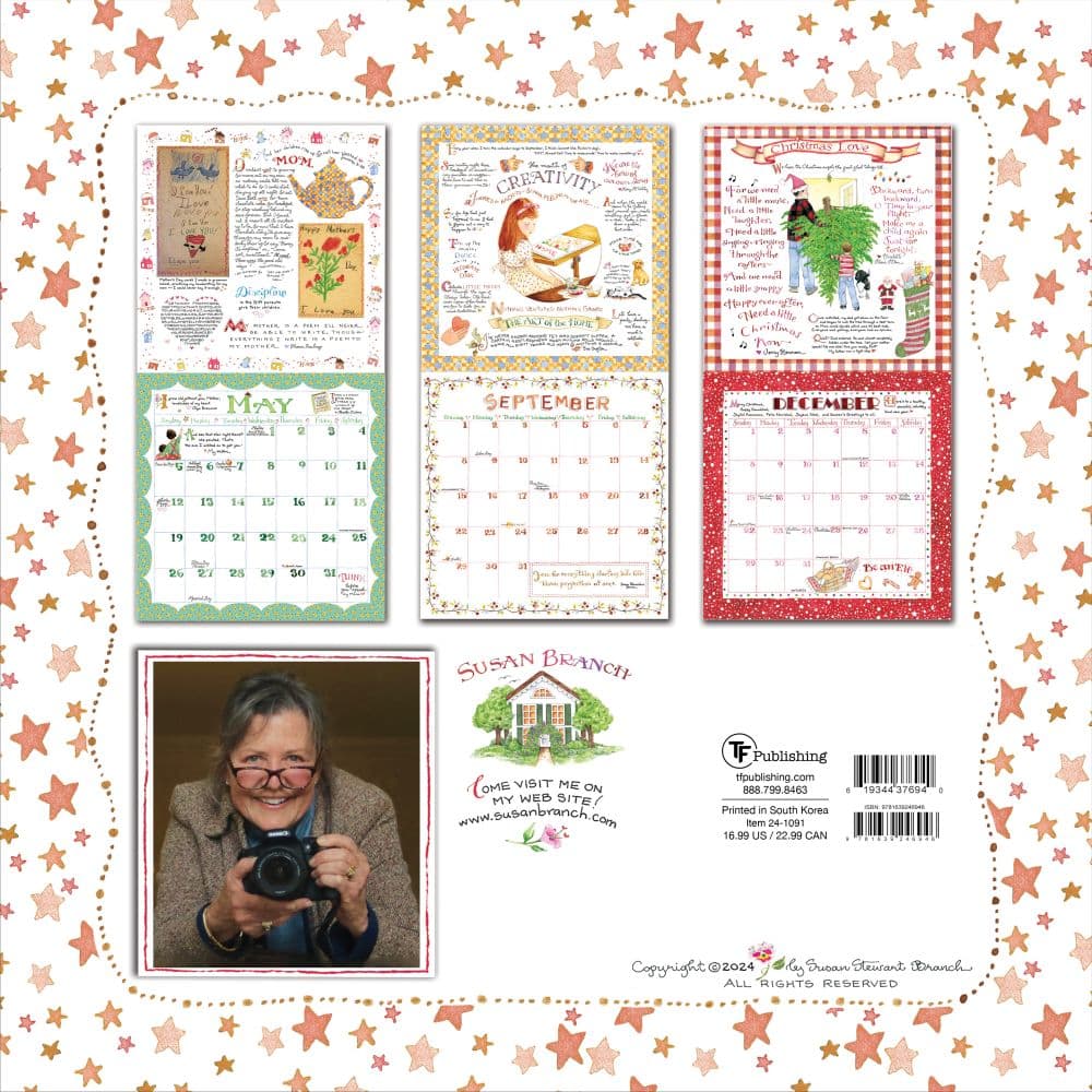 Cal 2024- Susan Branch Small Monthly Pocket Planner (Other)