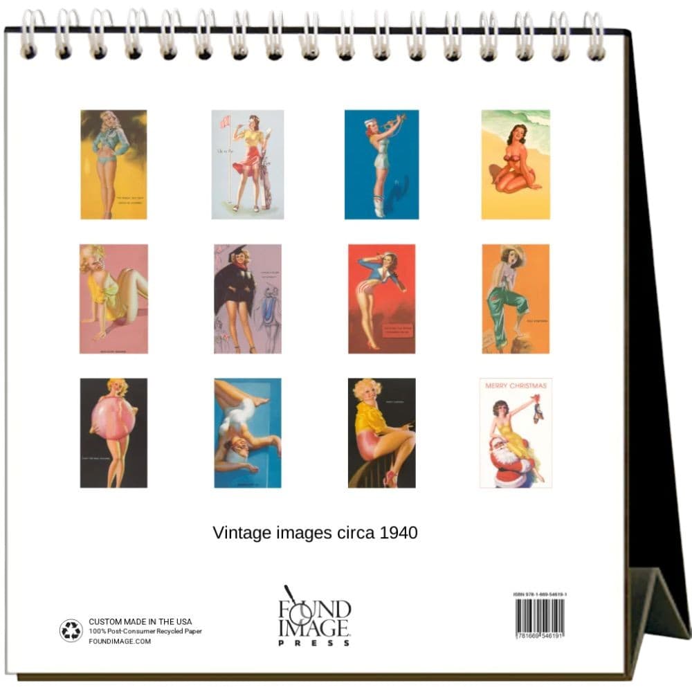 Pin-Ups 2026 Easel Desk Calendar First Alternate Image