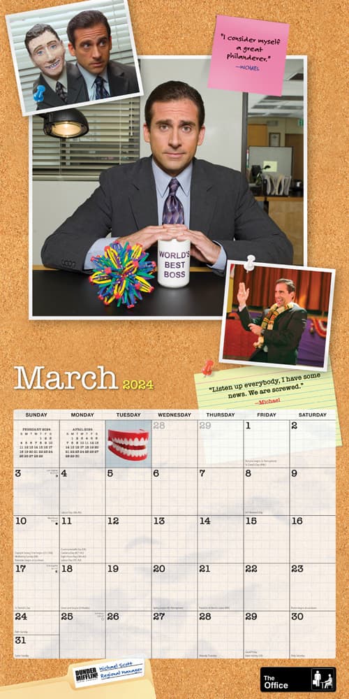 Office 2024 Wall Calendar