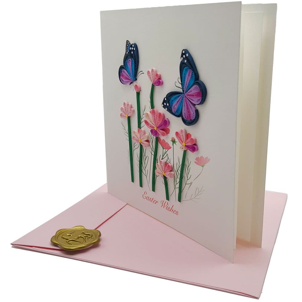 Butterflies and Flowers Easter Card Fifth Alternate Image