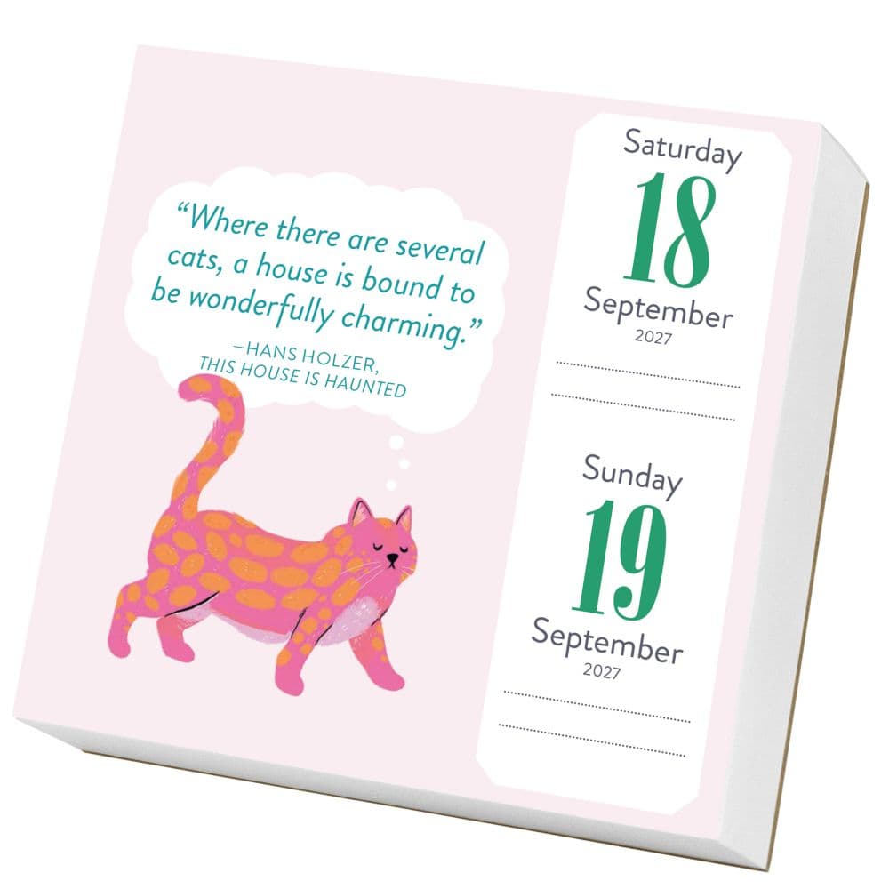 Cat Trivia 2027 Page-A-Day Desk Calendar Second Alternate Image