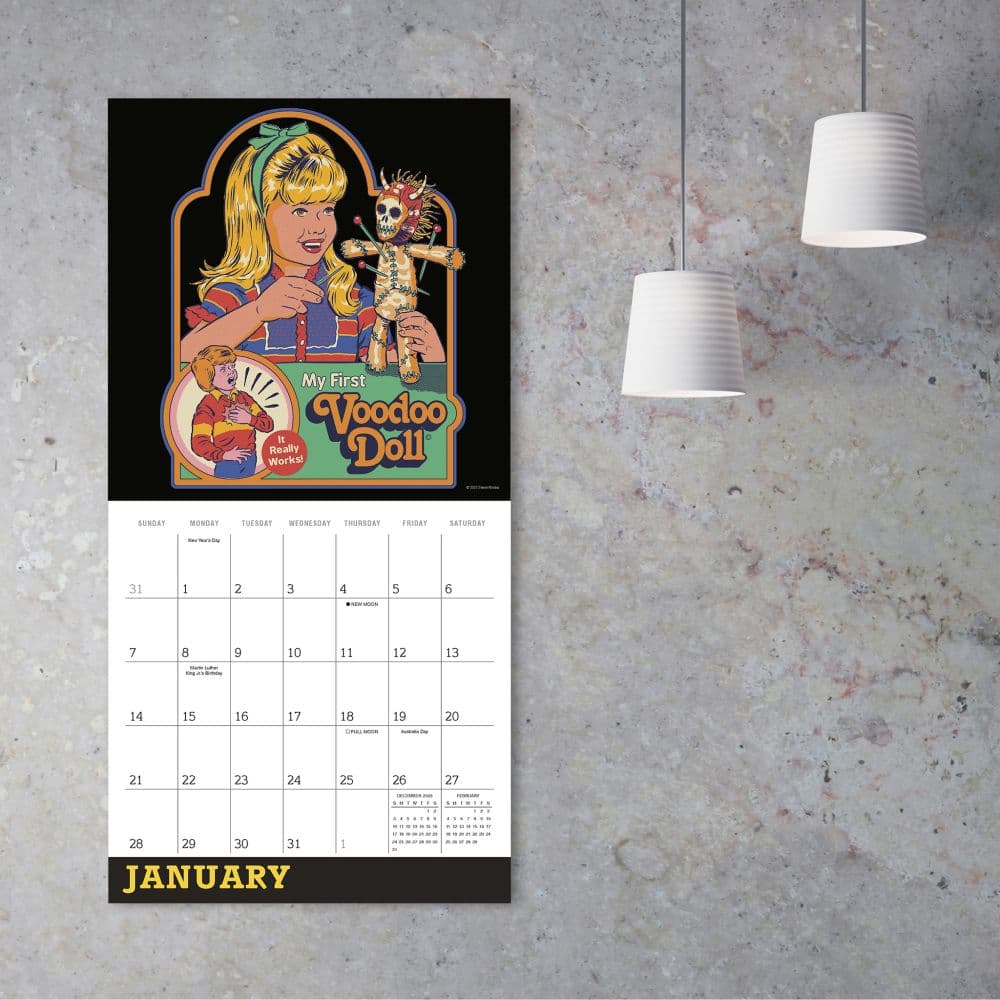 Twisted Nostalgia 2024 Wall Calendar